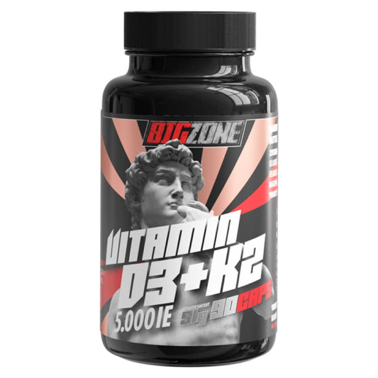 Big Zone Vitamin D3 + K2 (90 Kapseln)